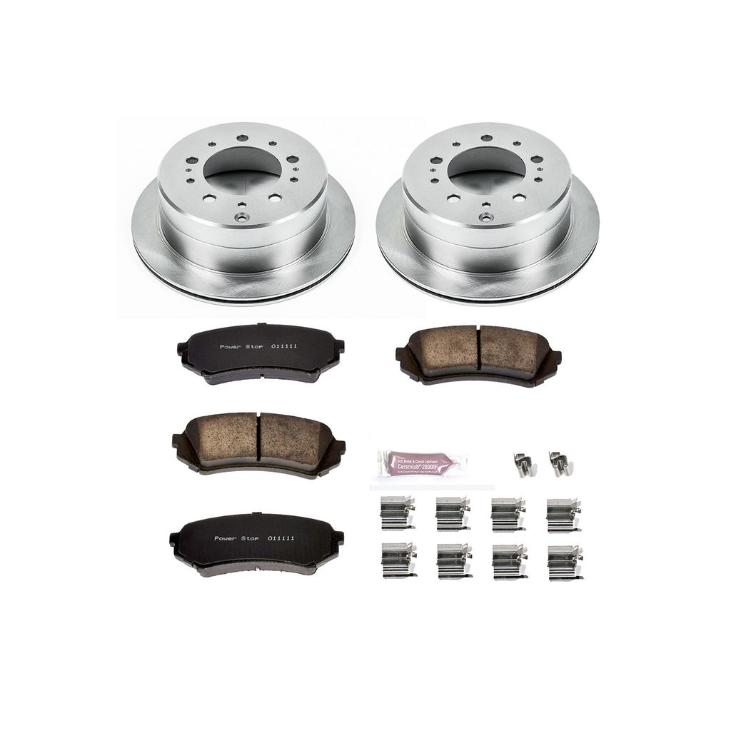 OE Stock Replacement Brake Pad and Rotor Kit
