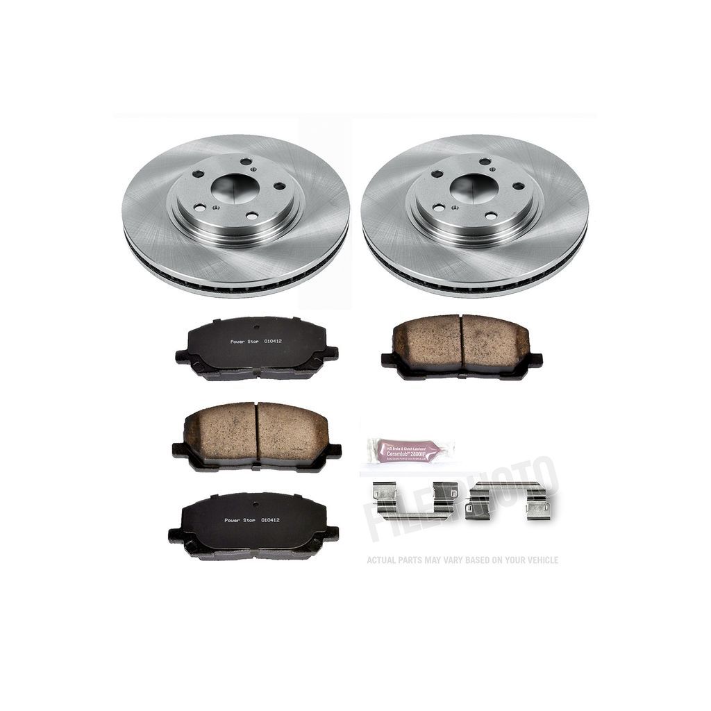 OE Stock Replacement Brake Pad and Rotor Kit