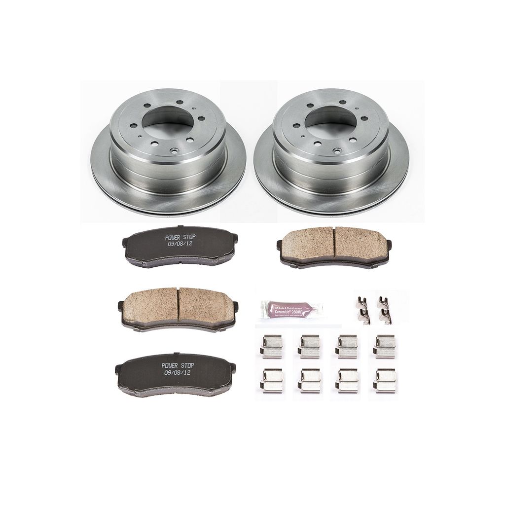 OE Stock Replacement Brake Pad and Rotor Kit