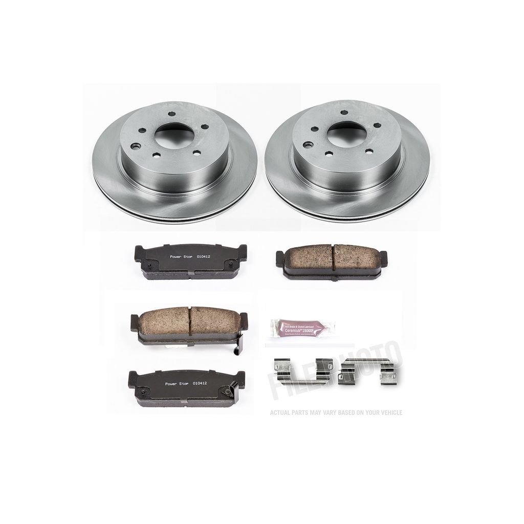 OE Stock Replacement Brake Pad and Rotor Kit