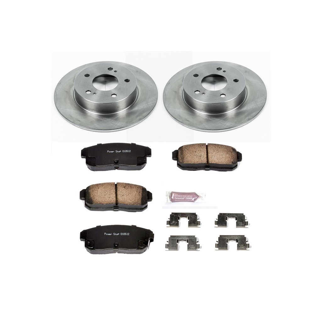 OE Stock Replacement Brake Pad and Rotor Kit