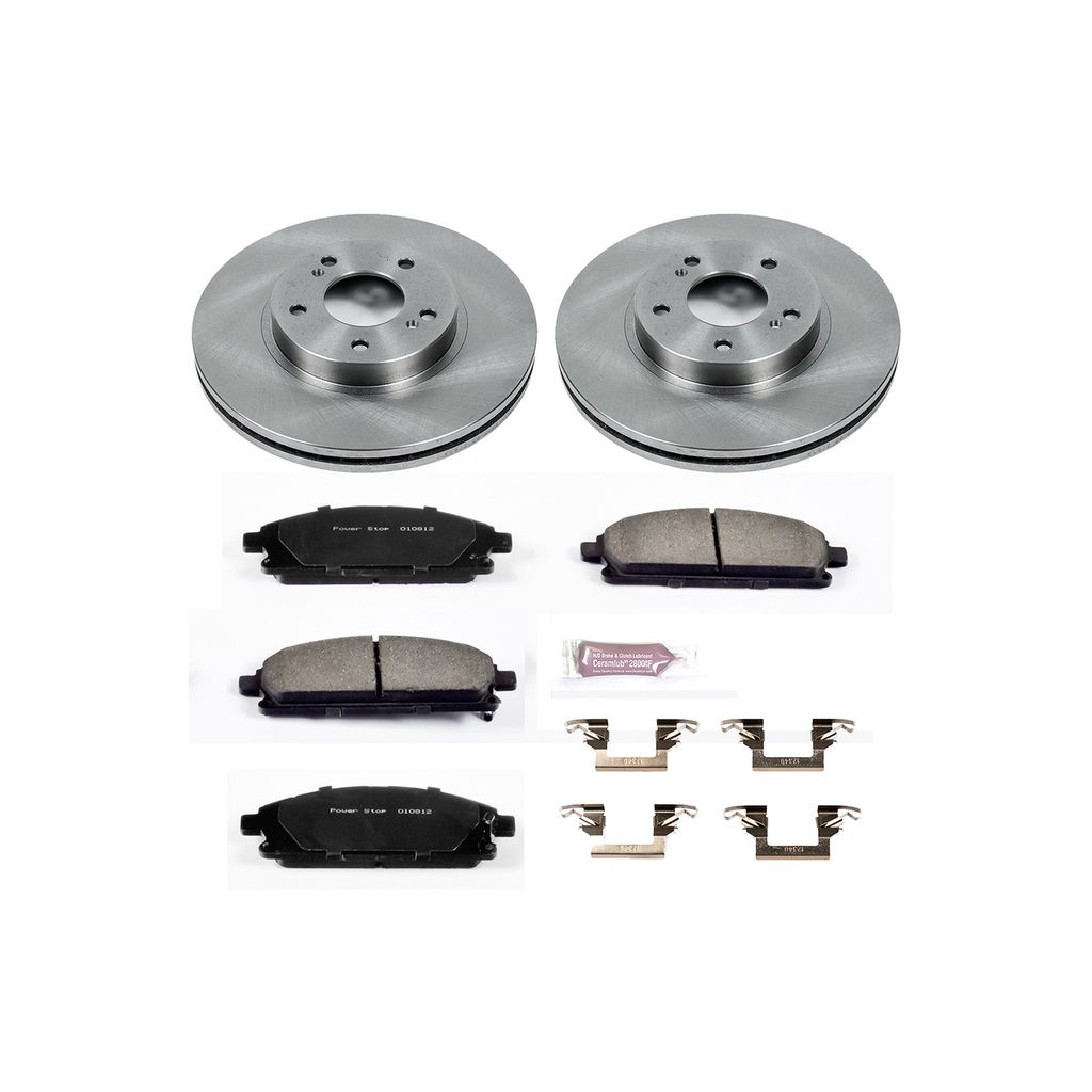 OE Stock Replacement Brake Pad and Rotor Kit
