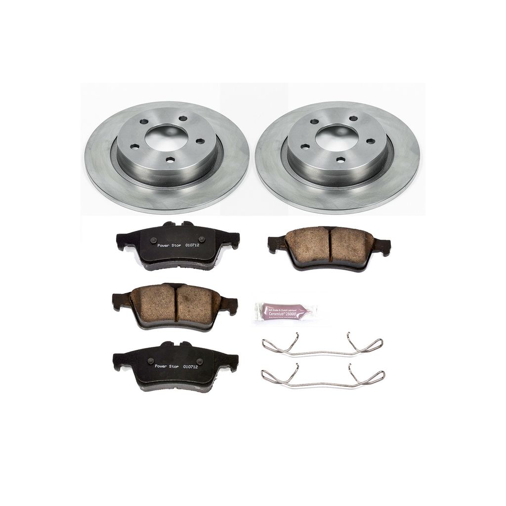 OE Stock Replacement Brake Pad and Rotor Kit