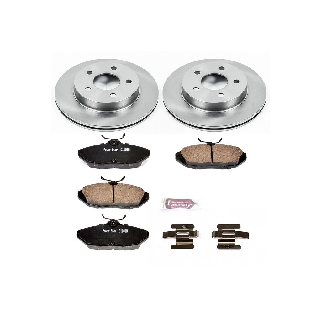 OE Stock Replacement Brake Pad and Rotor Kit
