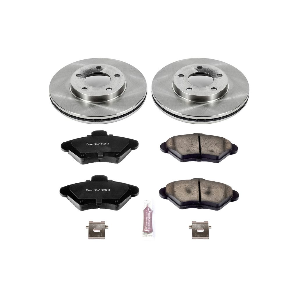 OE Stock Replacement Brake Pad and Rotor Kit