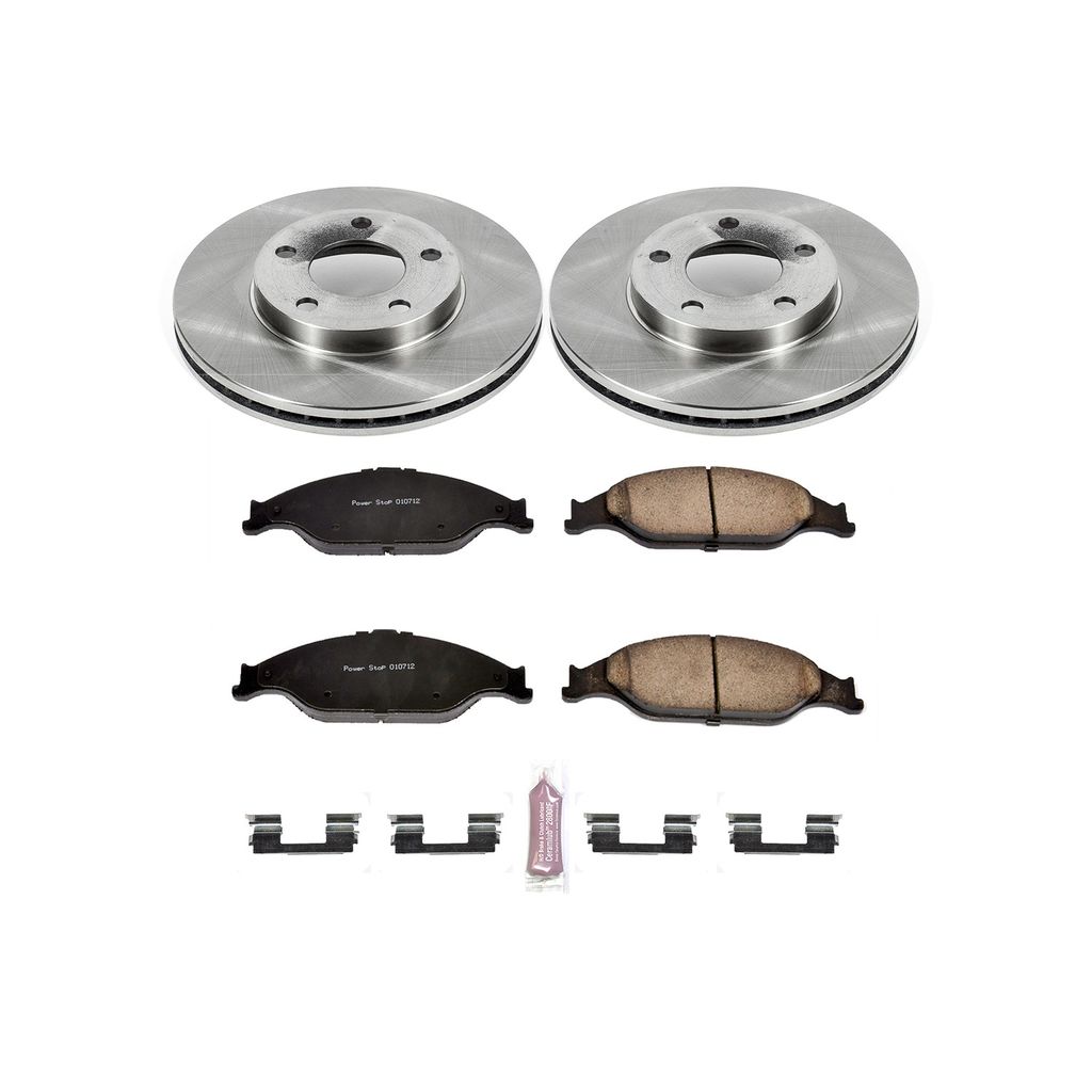 OE Stock Replacement Brake Pad and Rotor Kit
