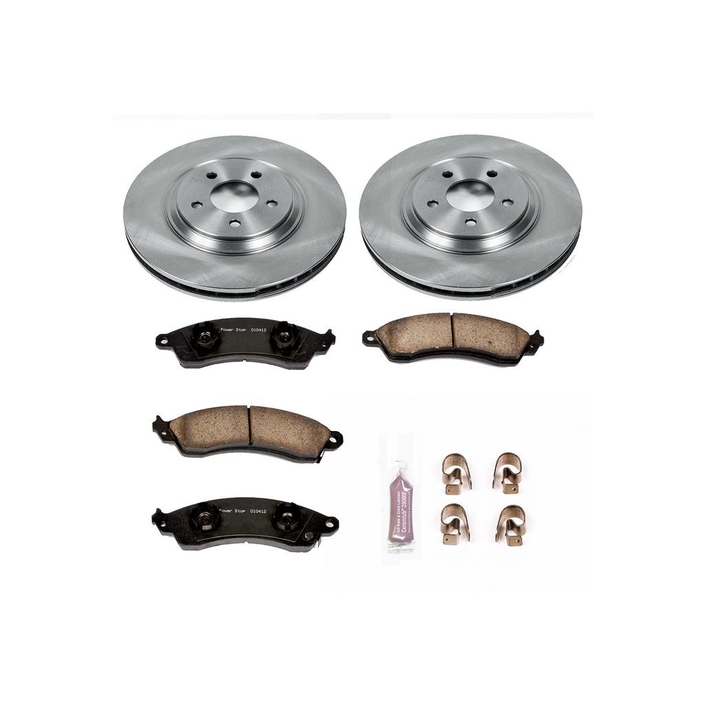 OE Stock Replacement Brake Pad and Rotor Kit