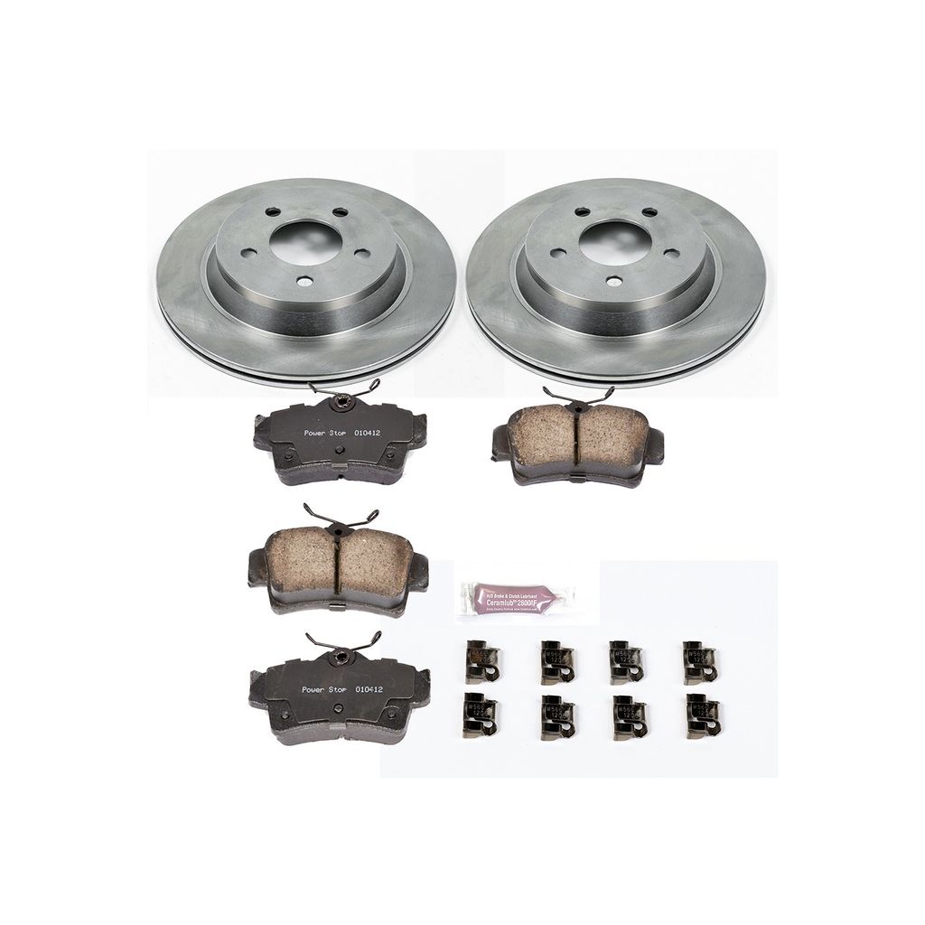 OE Stock Replacement Brake Pad and Rotor Kit