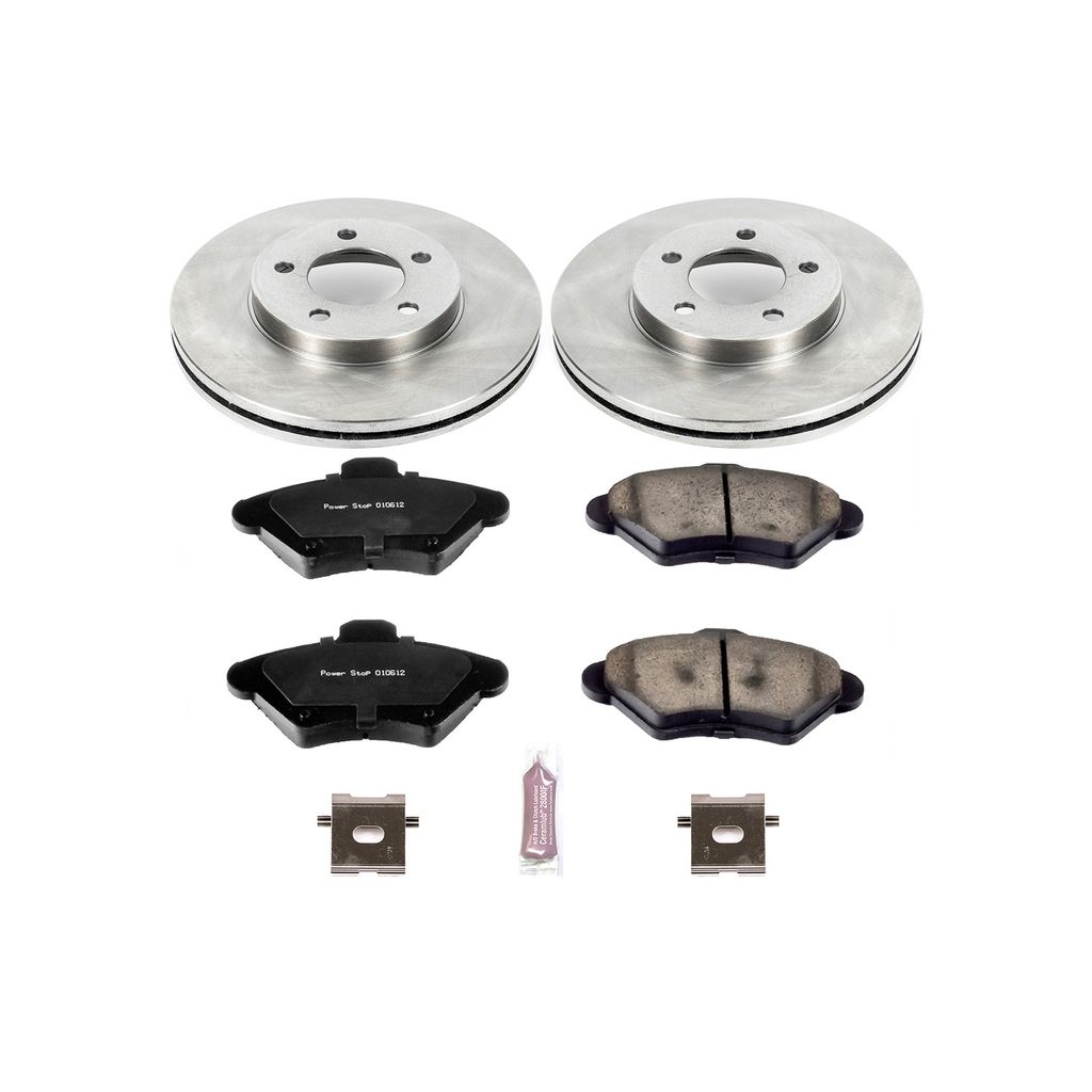 OE Stock Replacement Brake Pad and Rotor Kit