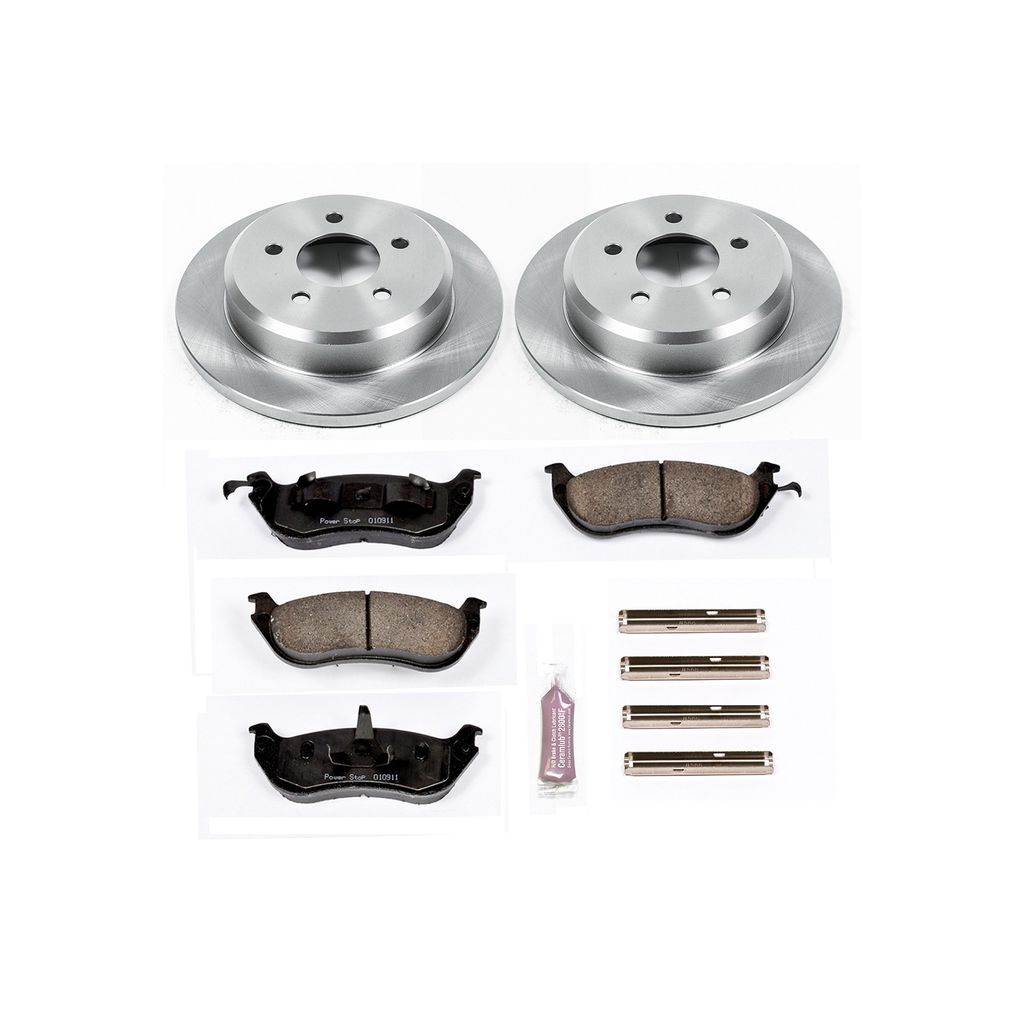 OE Stock Replacement Brake Pad and Rotor Kit