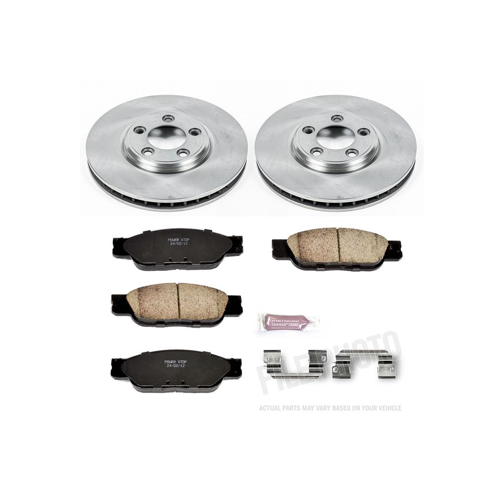 OE Stock Replacement Brake Pad and Rotor Kit