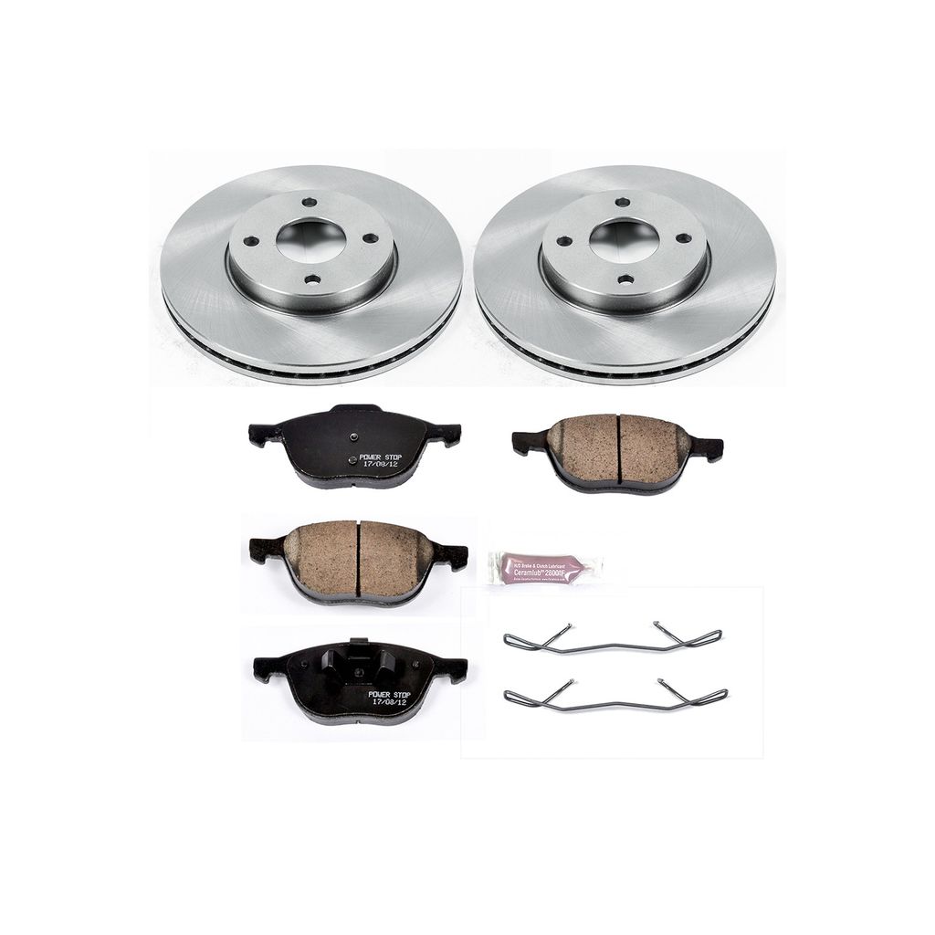 OE Stock Replacement Brake Pad and Rotor Kit