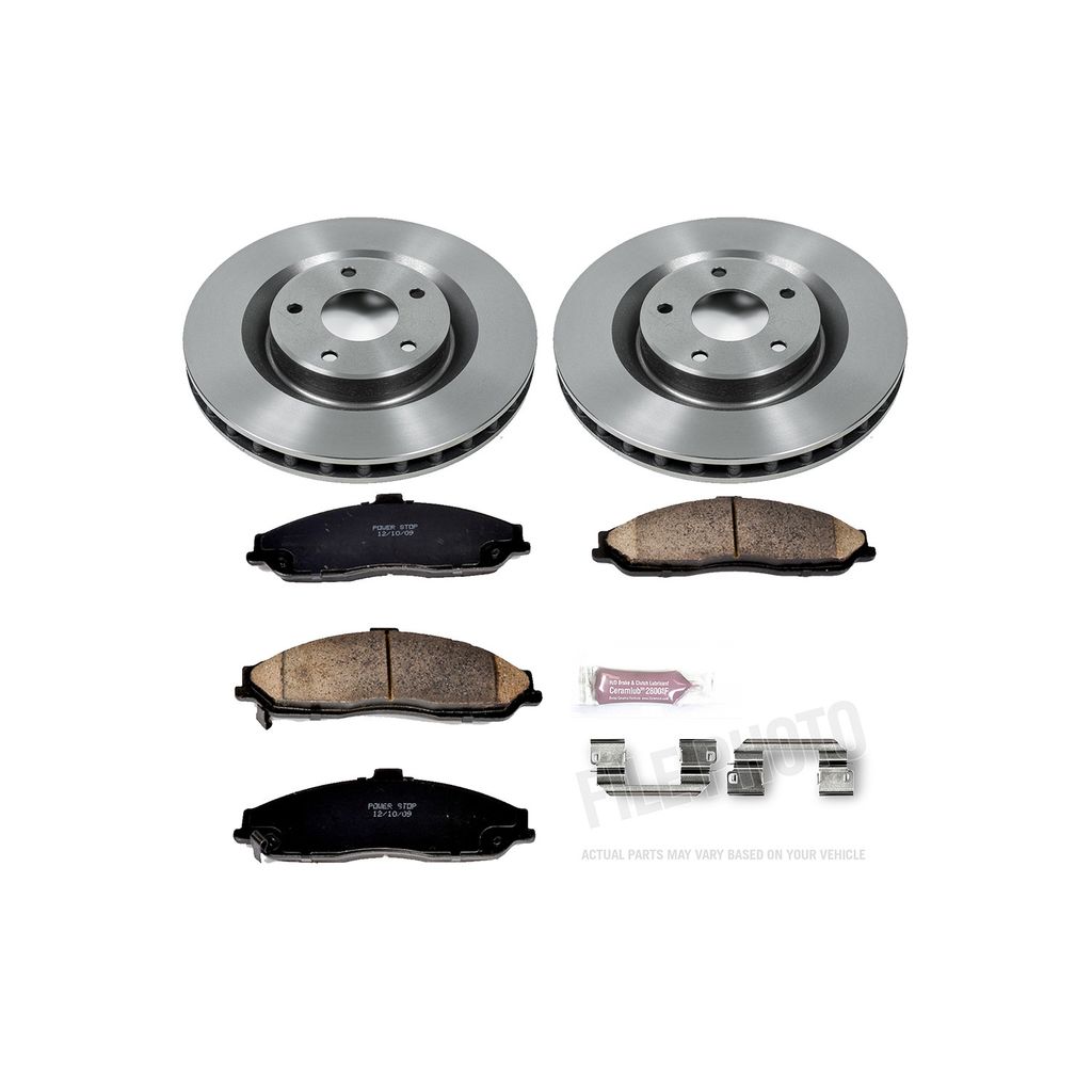 OE Stock Replacement Brake Pad and Rotor Kit