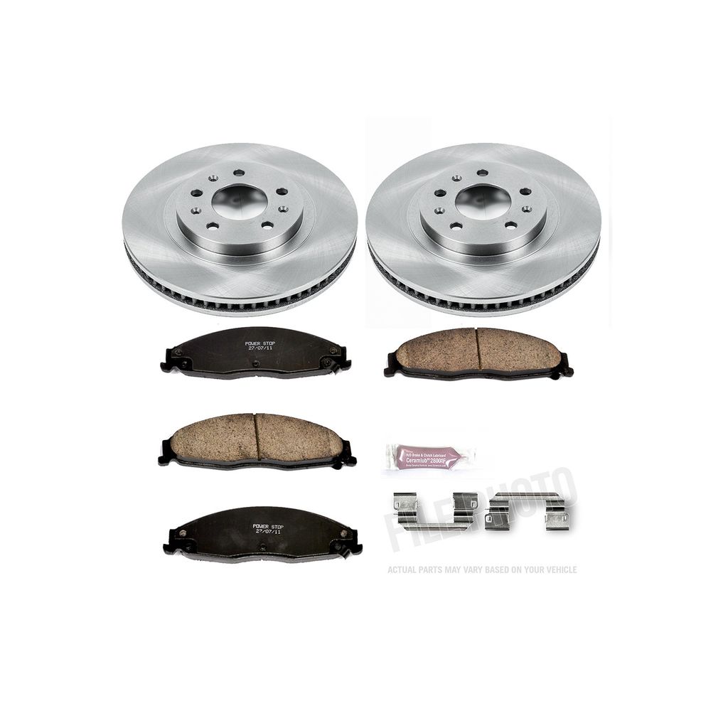 OE Stock Replacement Brake Pad and Rotor Kit
