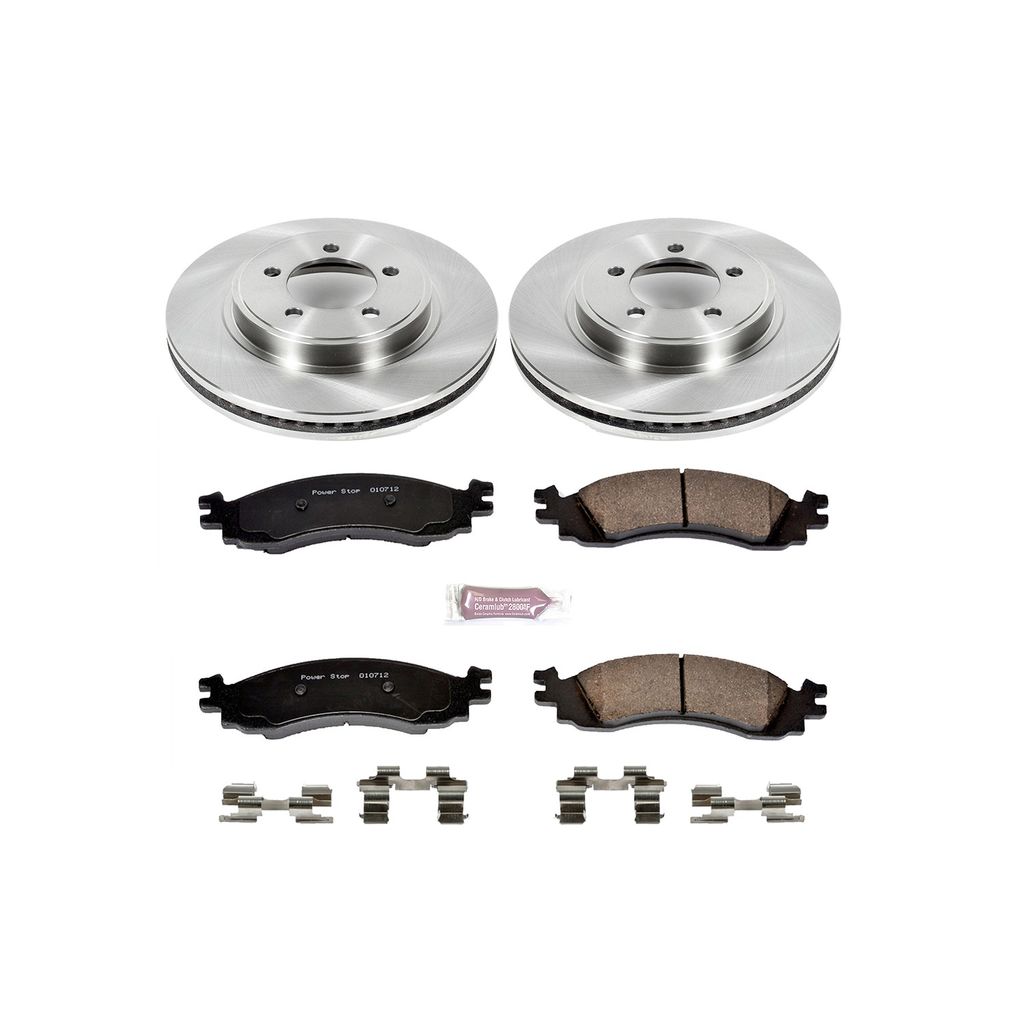 OE Stock Replacement Brake Pad and Rotor Kit