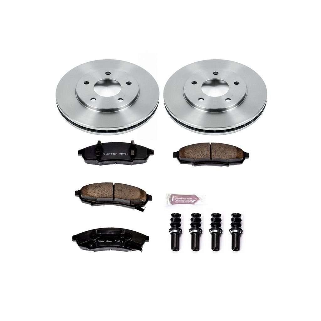 OE Stock Replacement Brake Pad and Rotor Kit
