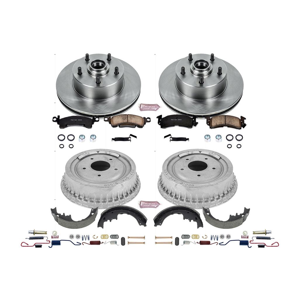 PowerStop KOE15022DK - OE Stock Replacement Brake Kit, with Drum and Shoe Kit