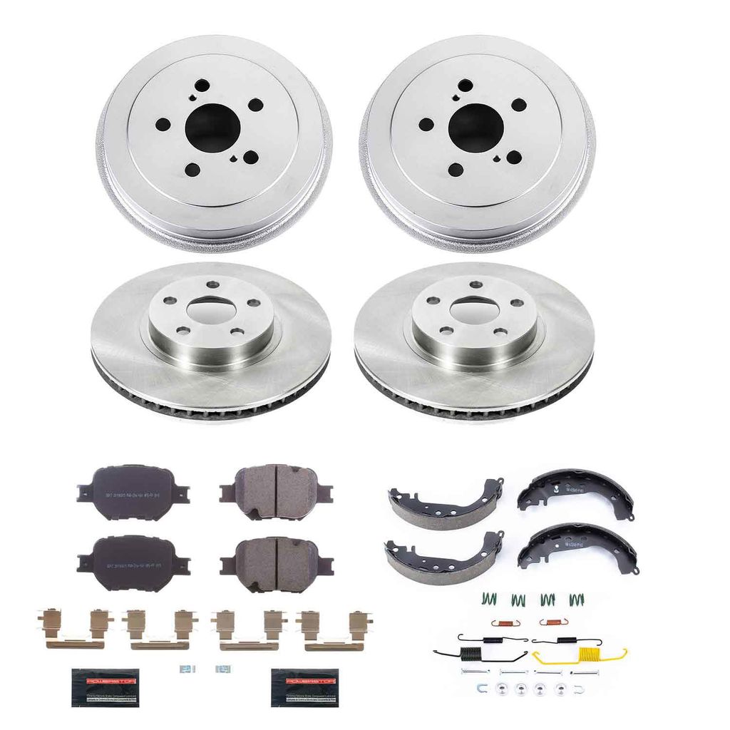 PowerStop KOE15464DK - OE Stock Replacement Brake Pad and Rotor Kit