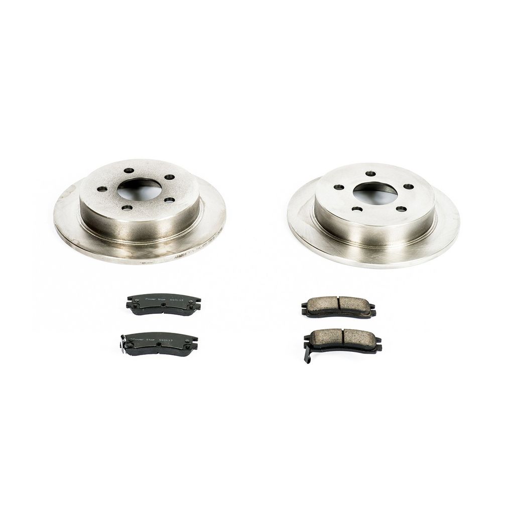 OE Stock Replacement Brake Pad and Rotor Kit