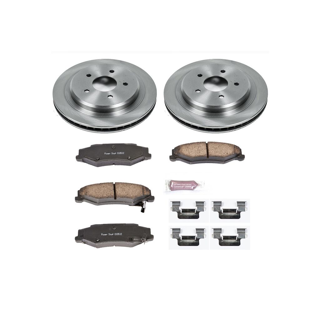 OE Stock Replacement Brake Pad and Rotor Kit