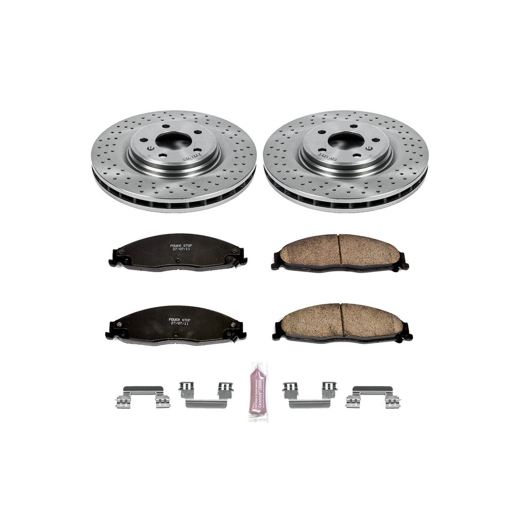 OE Stock Replacement Brake Pad and Rotor Kit