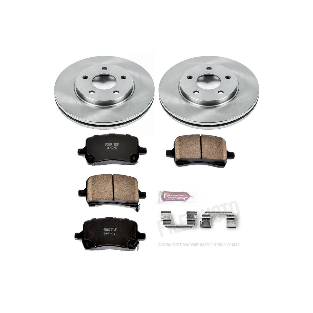 OE Stock Replacement Brake Pad and Rotor Kit