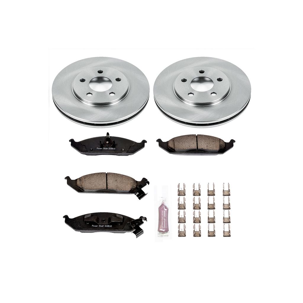 OE Stock Replacement Brake Pad and Rotor Kit