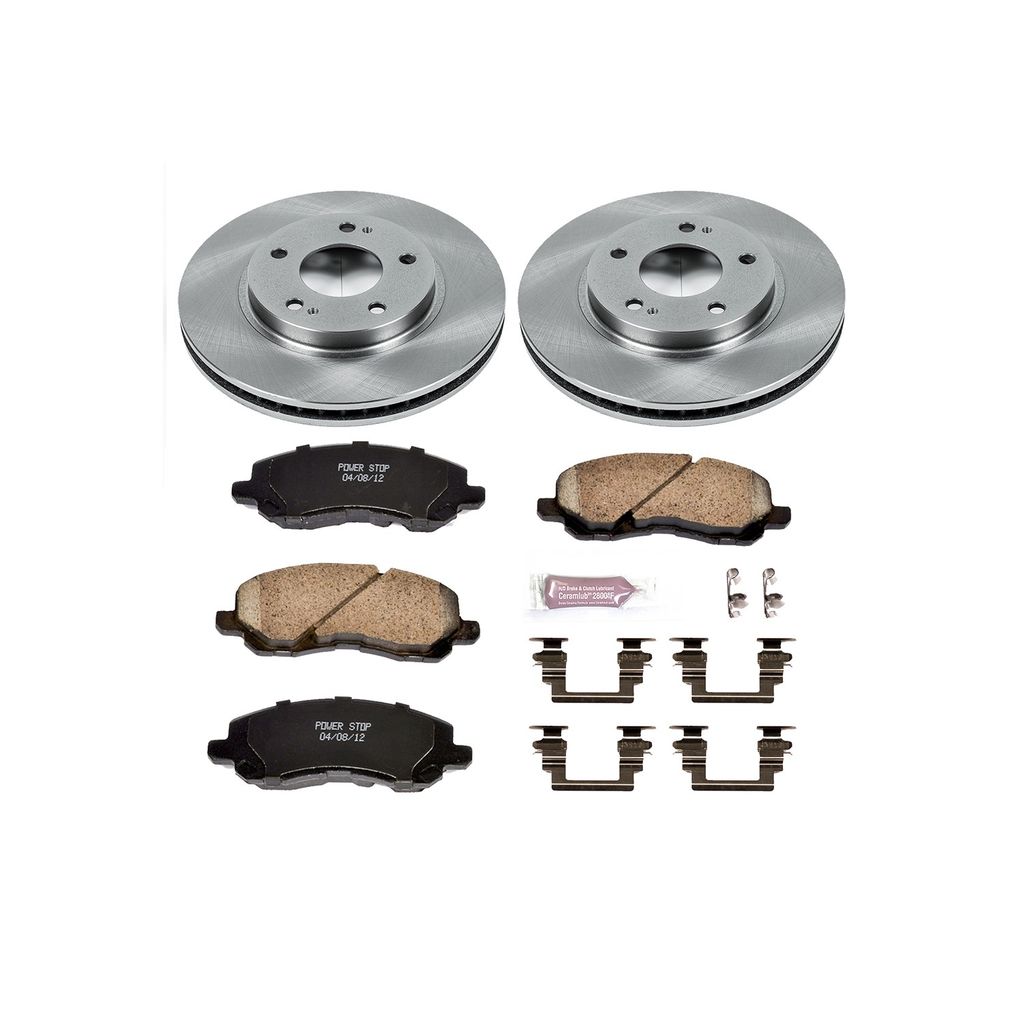 OE Stock Replacement Brake Pad and Rotor Kit