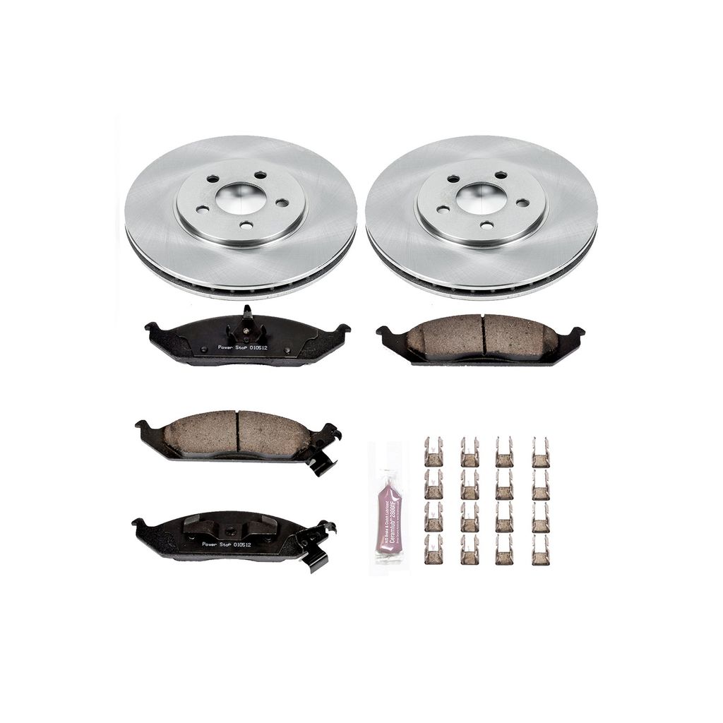 OE Stock Replacement Brake Pad and Rotor Kit