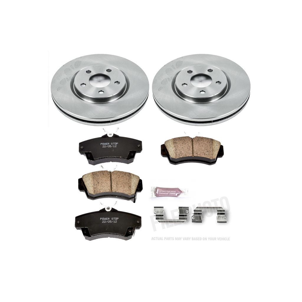 OE Stock Replacement Brake Pad and Rotor Kit