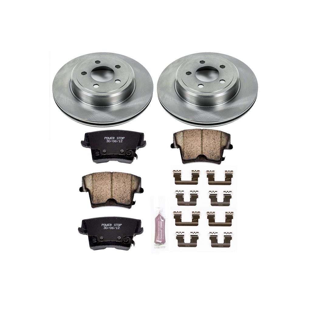 OE Stock Replacement Brake Pad and Rotor Kit