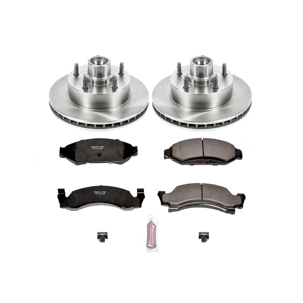 OE Stock Replacement Brake Pad and Rotor Kit