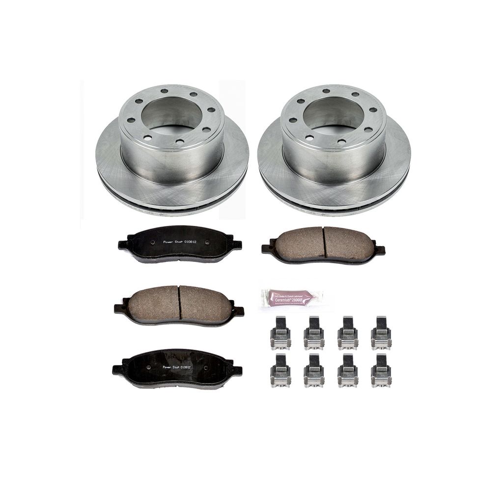 OE Stock Replacement Brake Pad and Rotor Kit