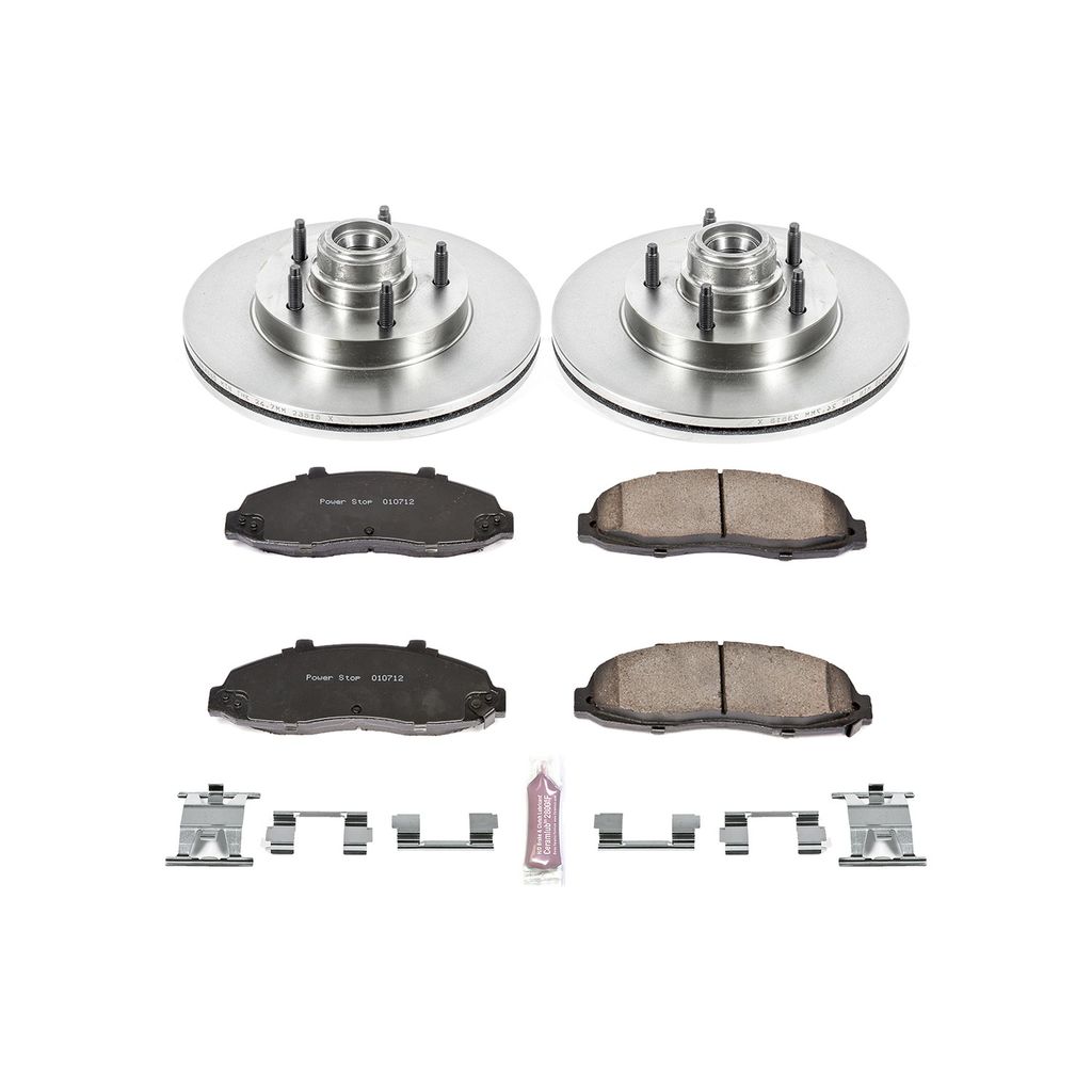 OE Stock Replacement Brake Pad and Rotor Kit