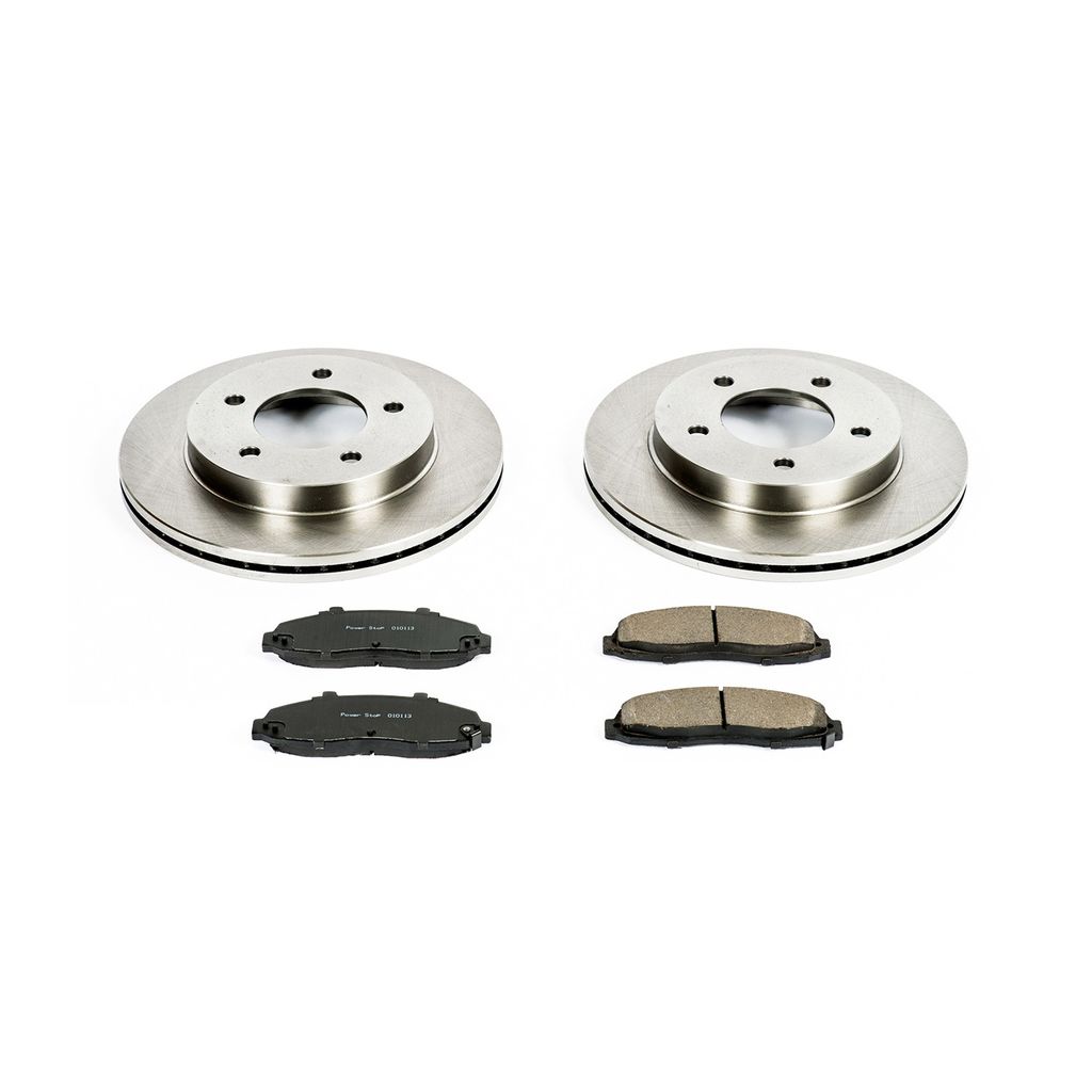 OE Stock Replacement Brake Pad and Rotor Kit