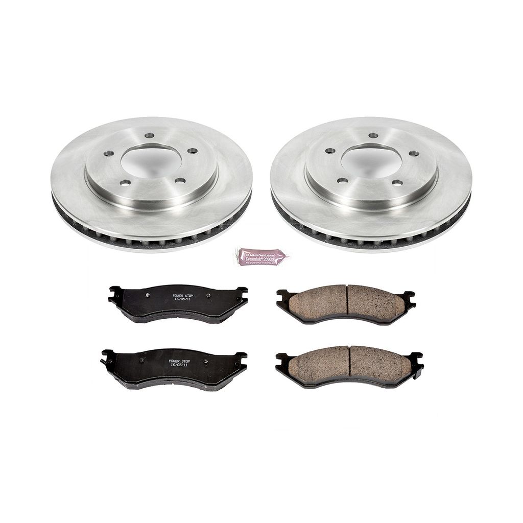 OE Stock Replacement Brake Pad and Rotor Kit