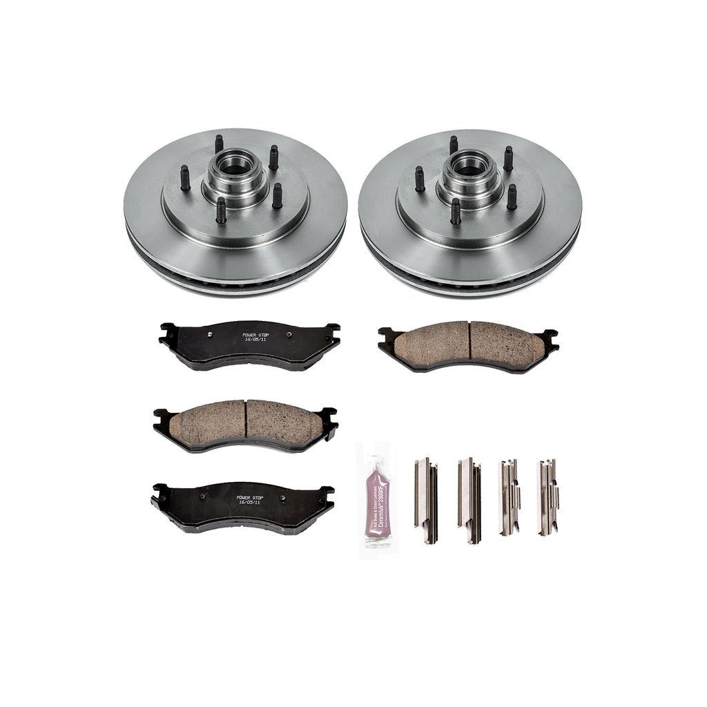 OE Stock Replacement Brake Pad and Rotor Kit