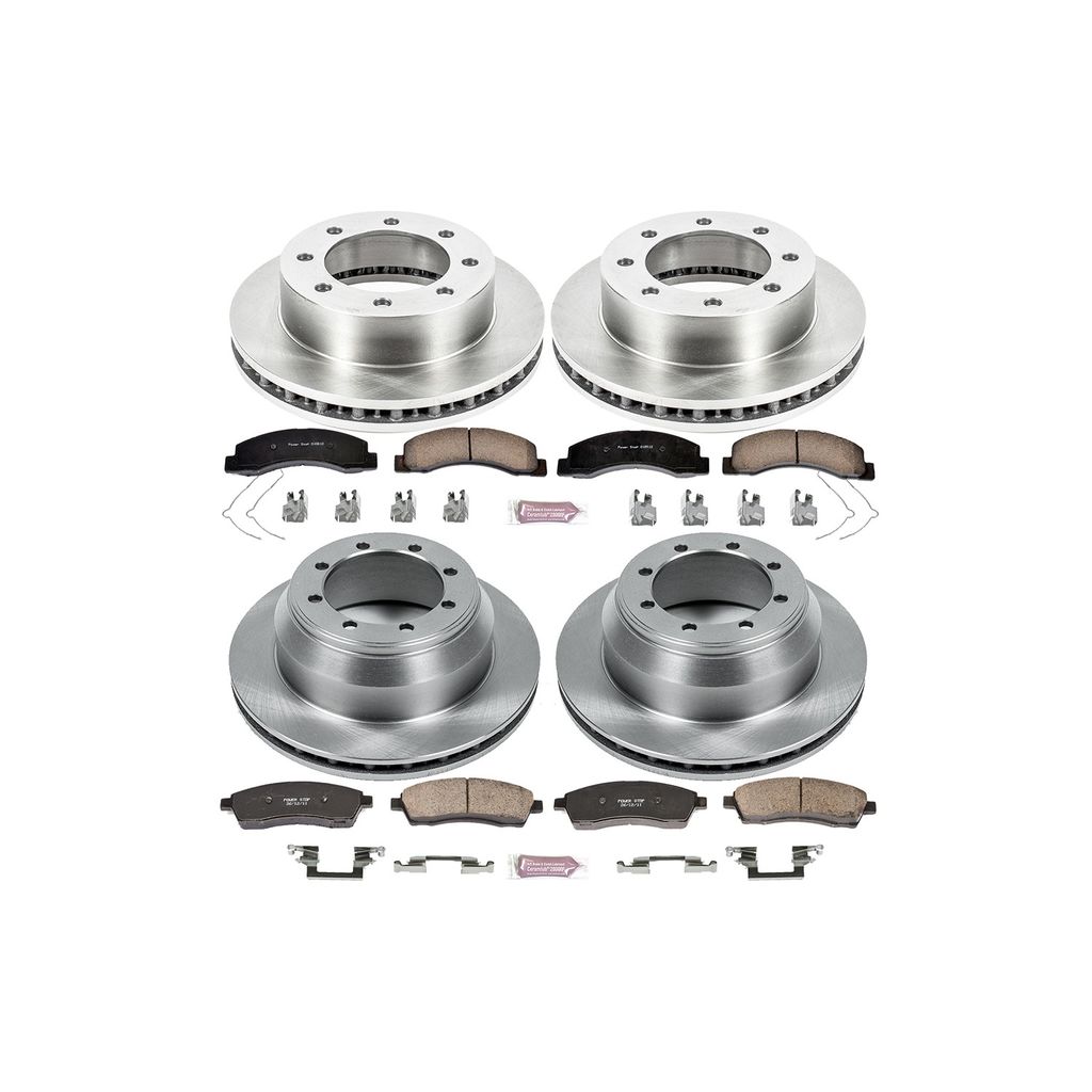 PowerStop KOE1886 - OE Stock Replacement Brake Pad and Rotor Kit