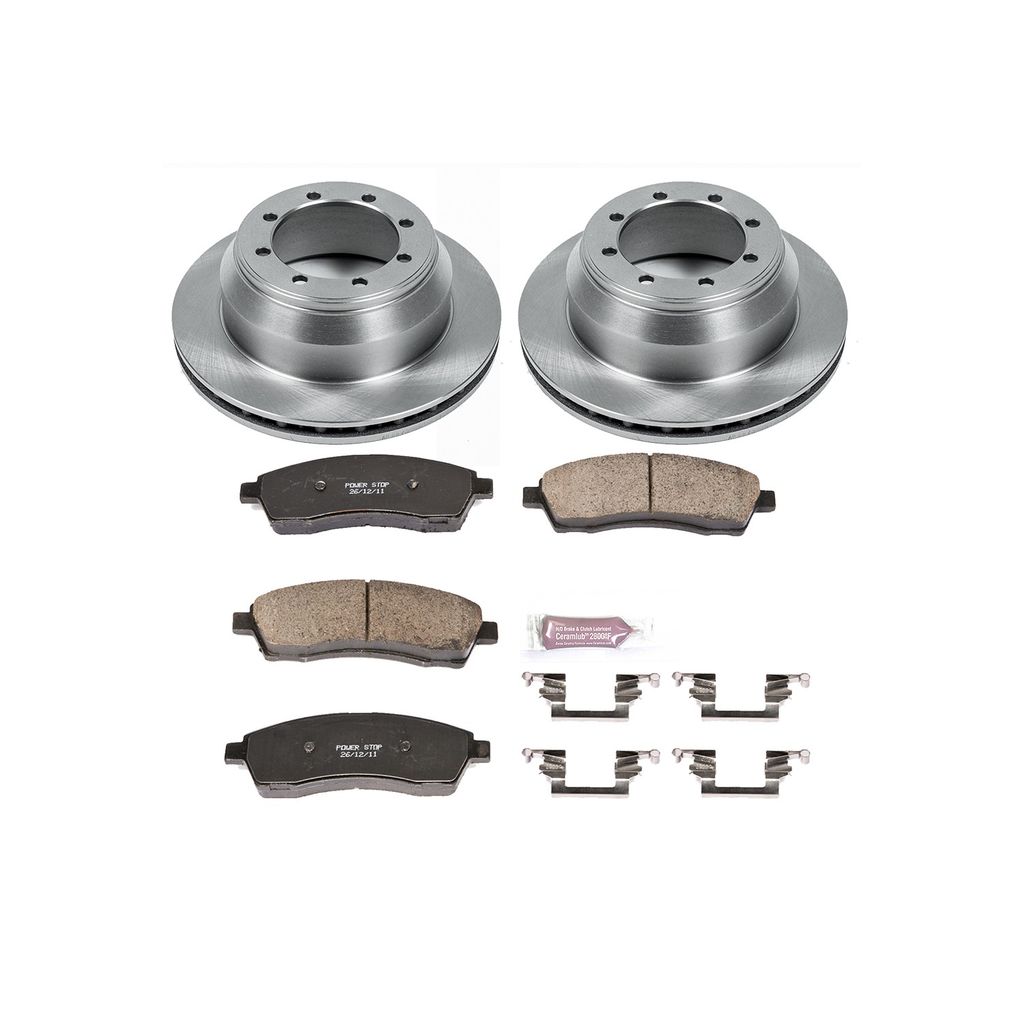 OE Stock Replacement Brake Pad and Rotor Kit