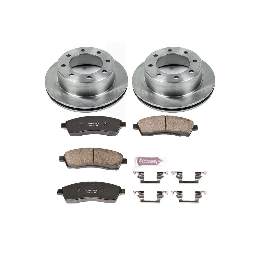 OE Stock Replacement Brake Pad and Rotor Kit