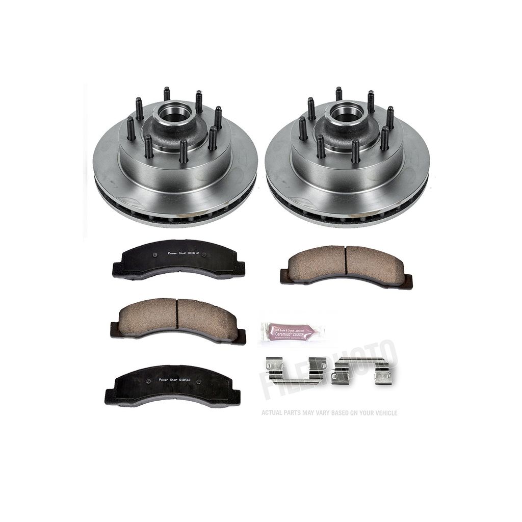 PowerStop KOE1891 - OE Stock Replacement Brake Pad and Rotor Kit