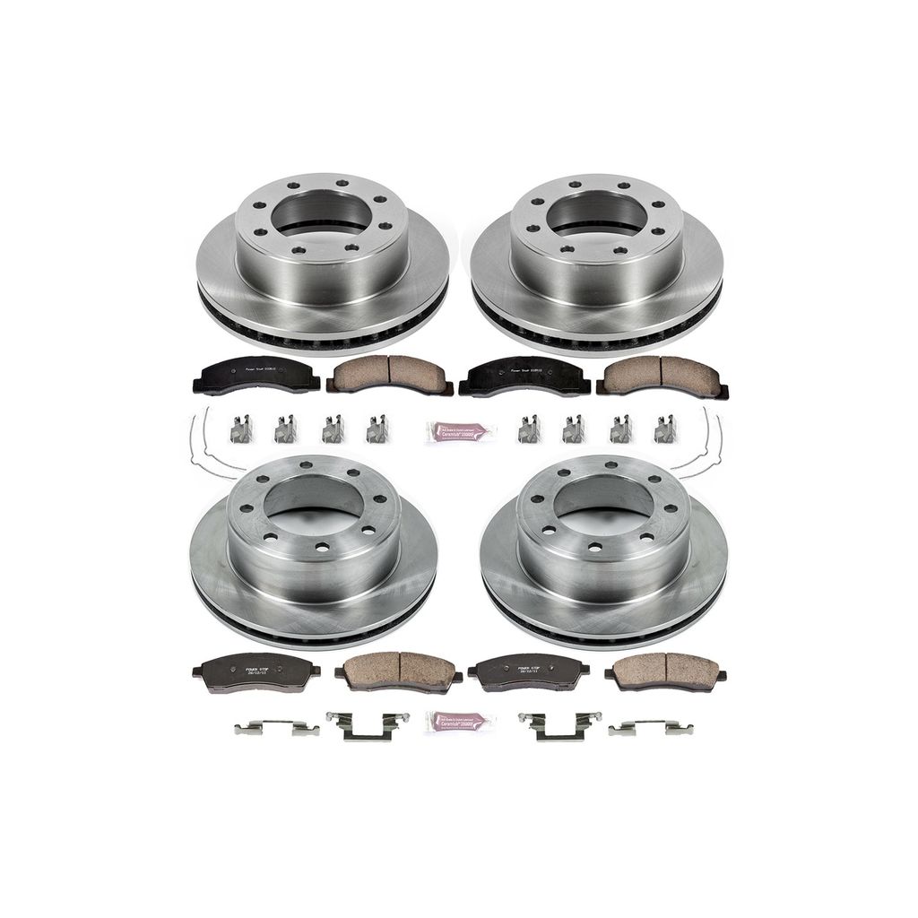 PowerStop KOE1906 - OE Stock Replacement Brake Pad and Rotor Kit