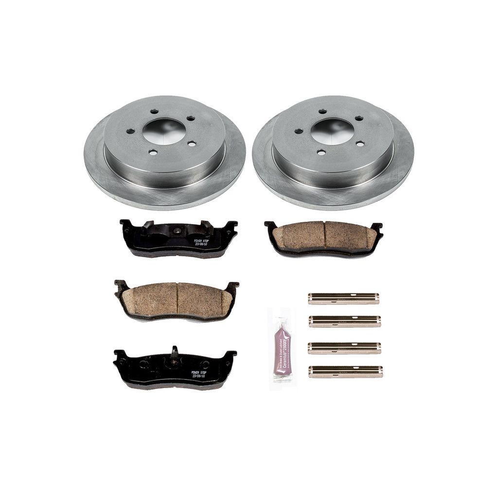 PowerStop KOE1913 - OE Stock Replacement Brake Pad and Rotor Kit