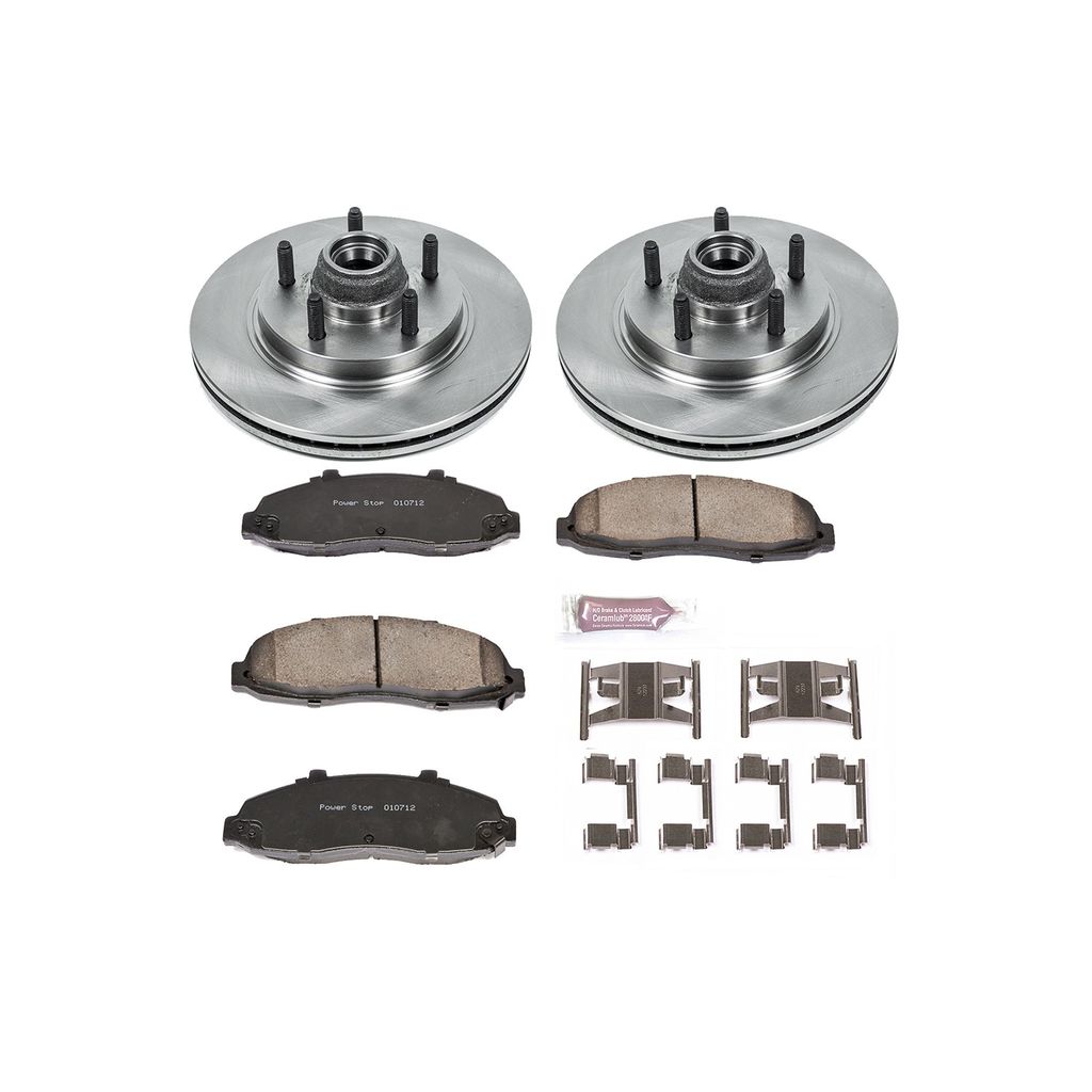 OE Stock Replacement Brake Pad and Rotor Kit