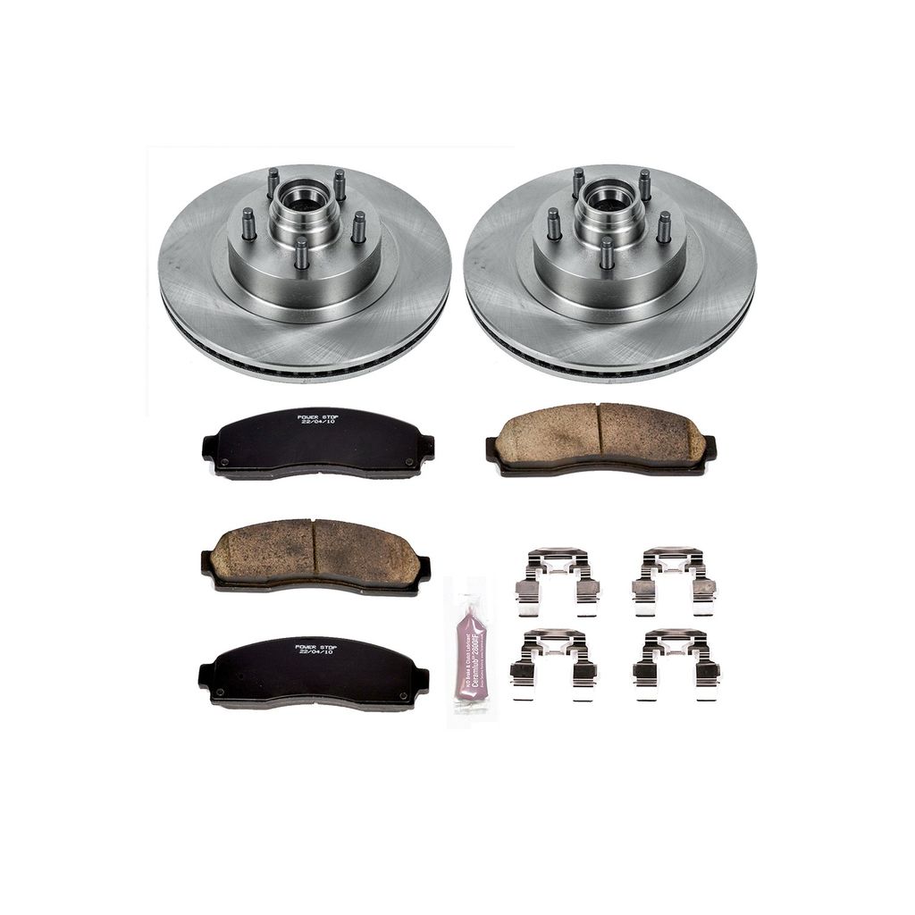 PowerStop KOE1920 - OE Stock Replacement Brake Pad and Rotor Kit