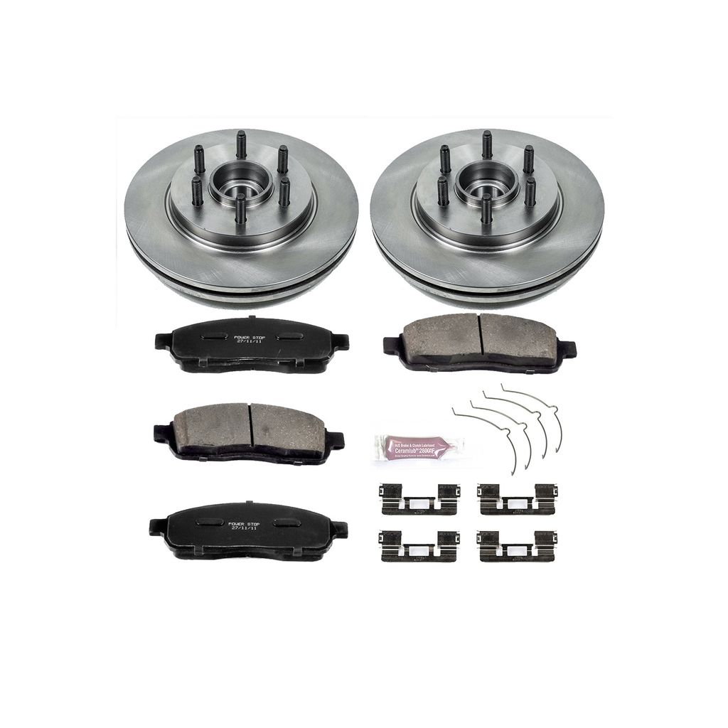 OE Stock Replacement Brake Pad and Rotor Kit
