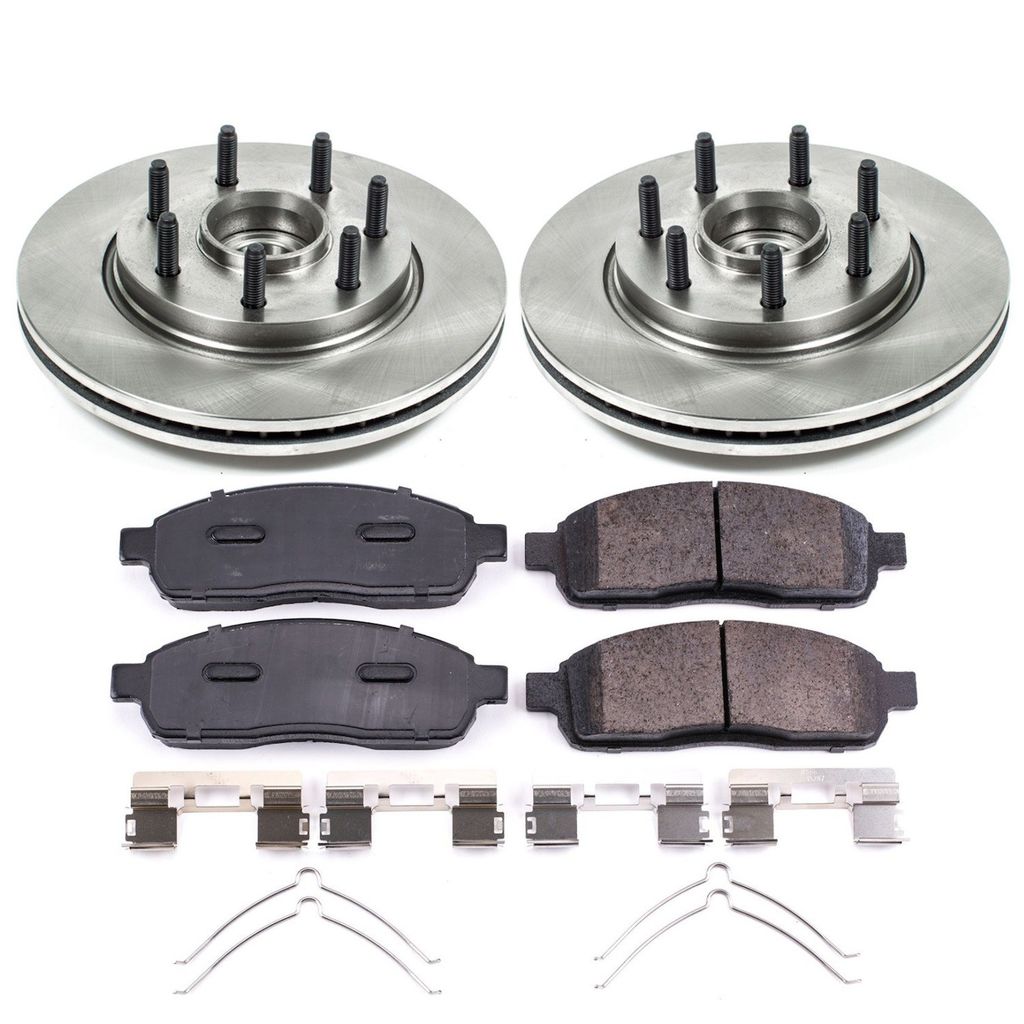 PowerStop KOE1941 - OE Stock Replacement Brake Pad and Rotor Kit