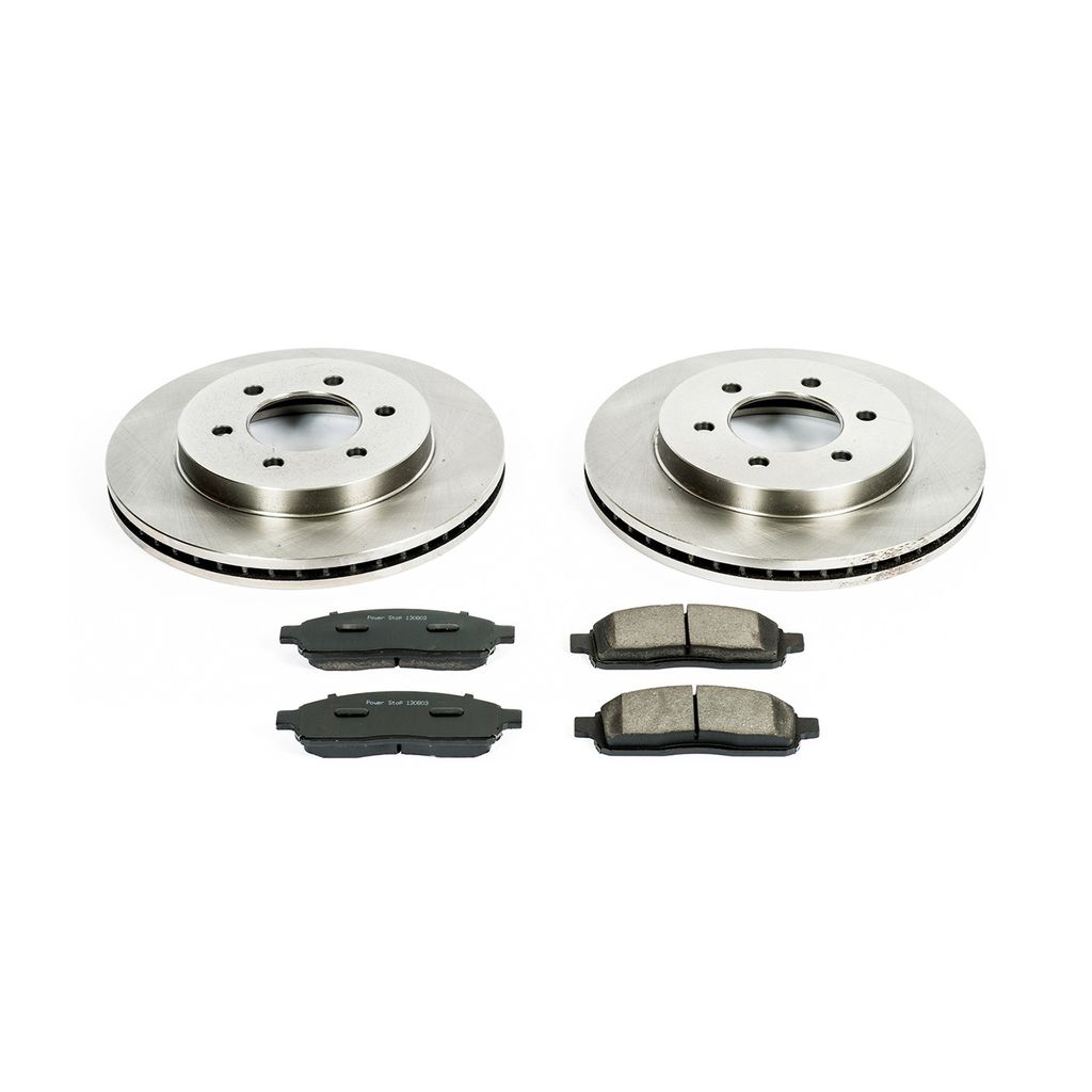 OE Stock Replacement Brake Pad and Rotor Kit