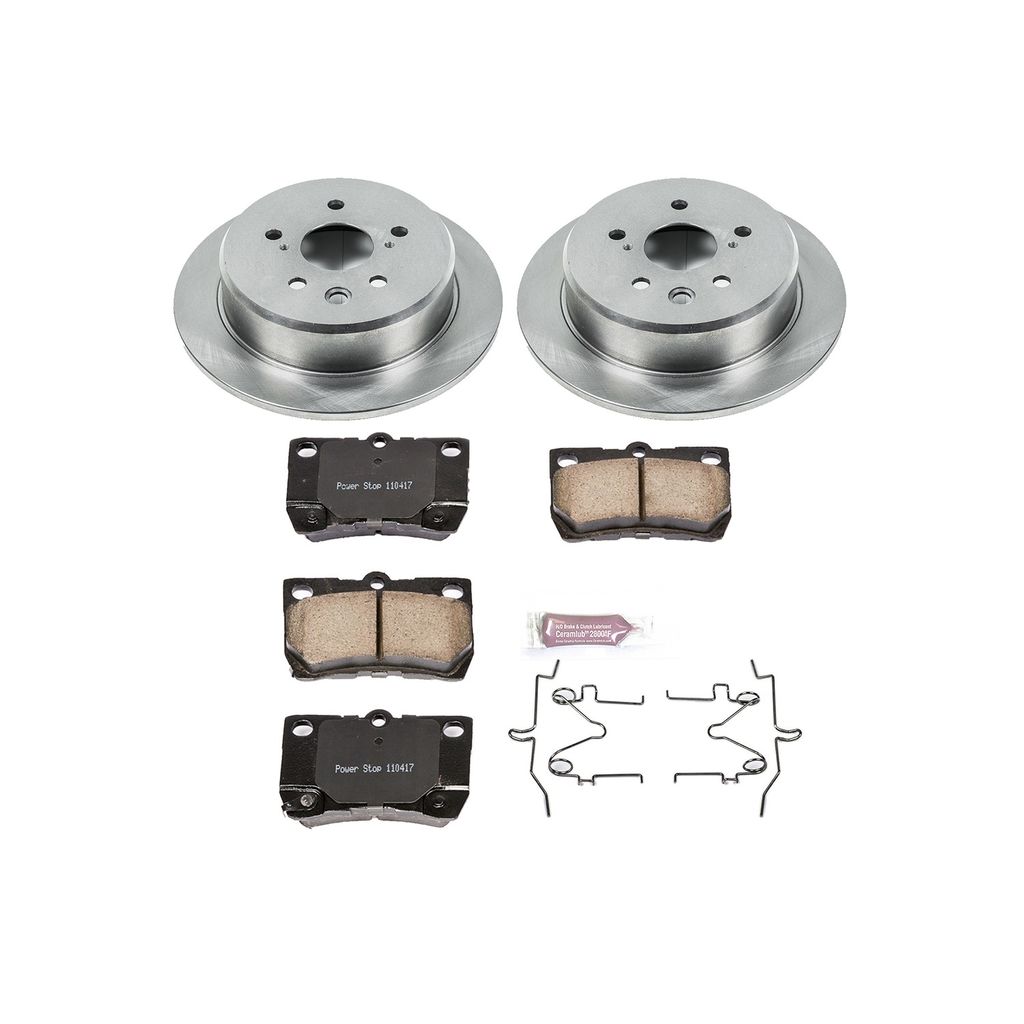 OE Stock Replacement Brake Pad and Rotor Kit