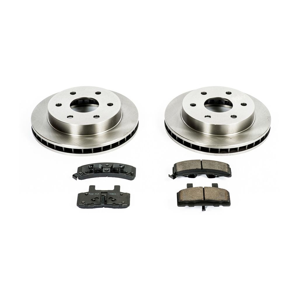 PowerStop KOE1970 - OE Stock Replacement Brake Pad and Rotor Kit